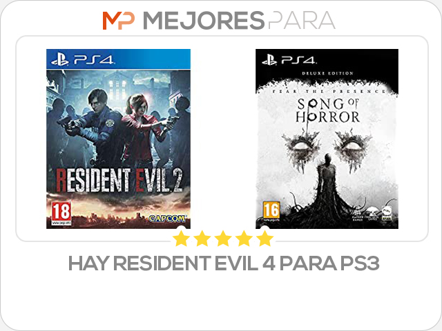 hay resident evil 4 para ps3