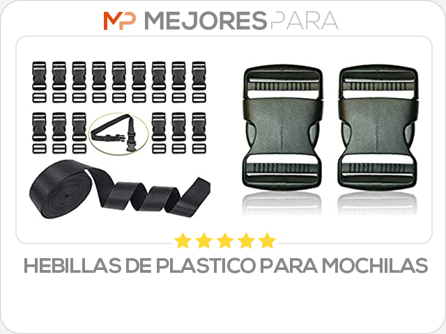 hebillas de plastico para mochilas