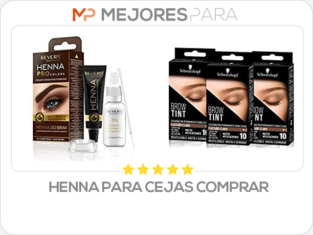 henna para cejas comprar