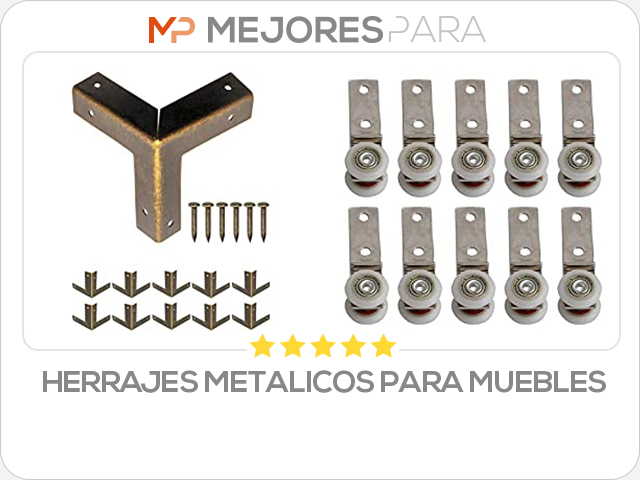 herrajes metalicos para muebles