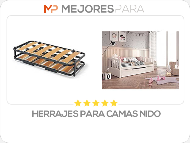 herrajes para camas nido