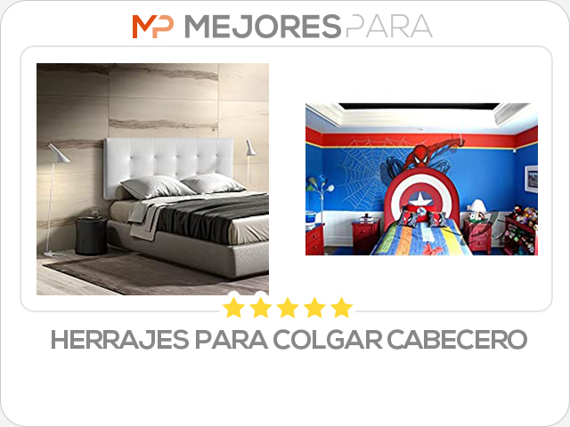 herrajes para colgar cabecero