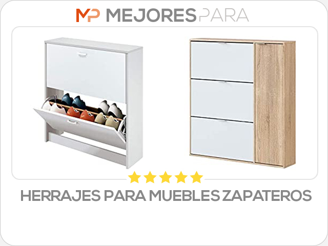 herrajes para muebles zapateros