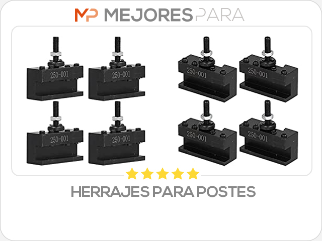 herrajes para postes