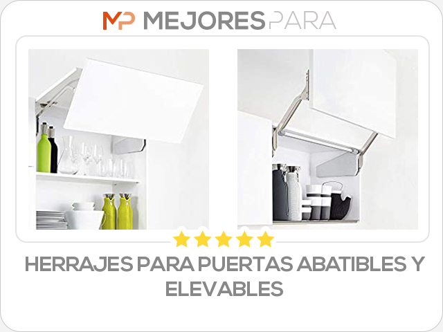 herrajes para puertas abatibles y elevables