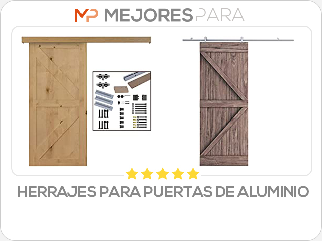 herrajes para puertas de aluminio