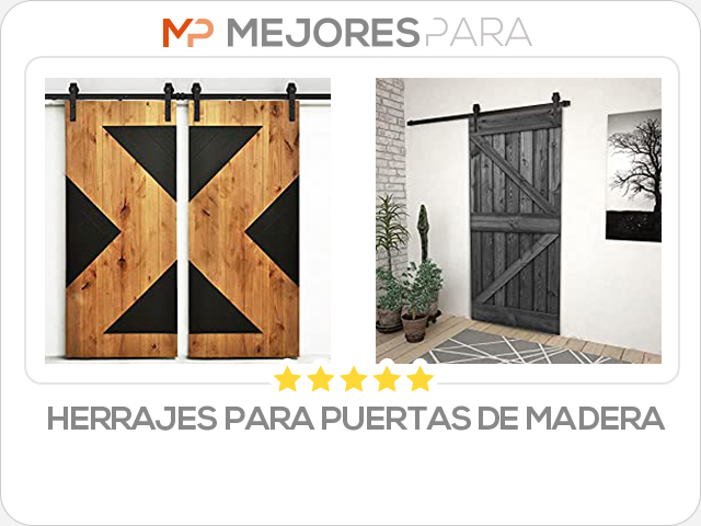 herrajes para puertas de madera