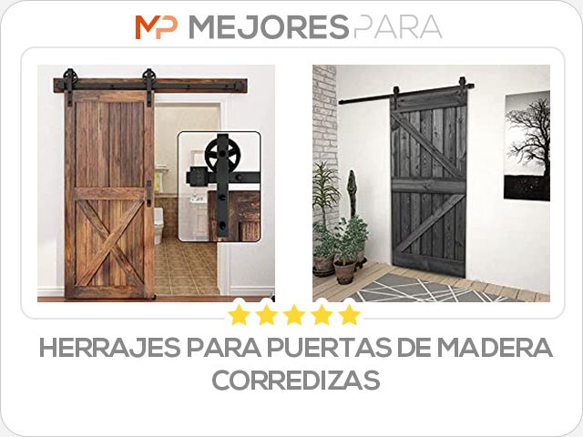 herrajes para puertas de madera corredizas