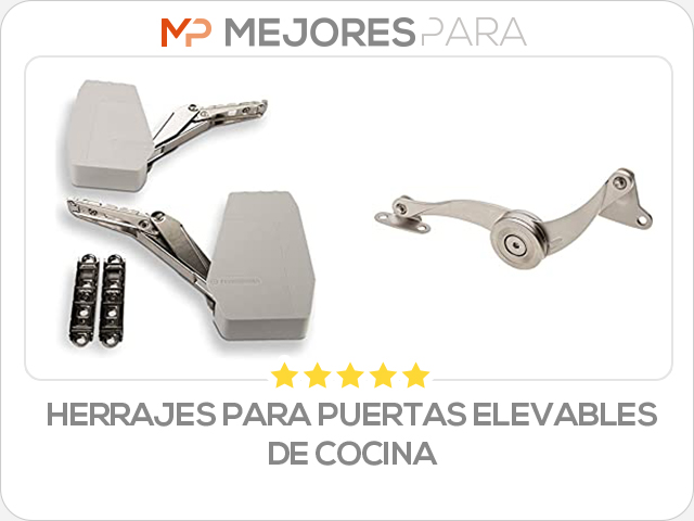 herrajes para puertas elevables de cocina