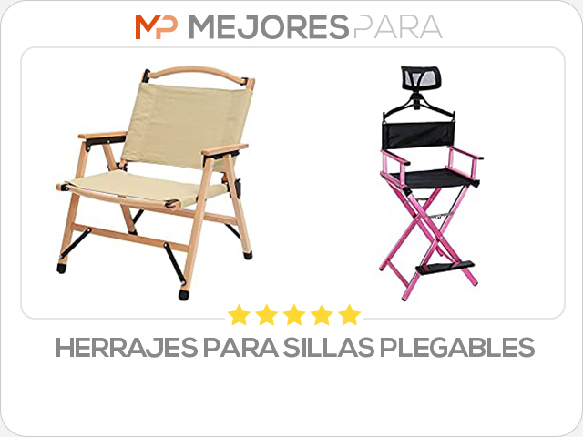 herrajes para sillas plegables