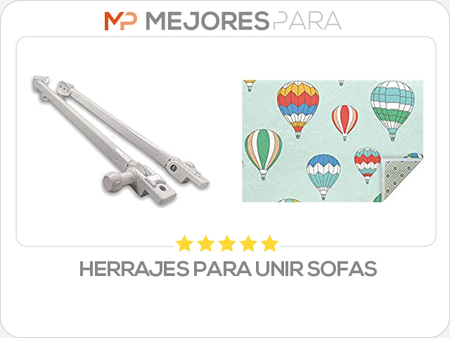 herrajes para unir sofas