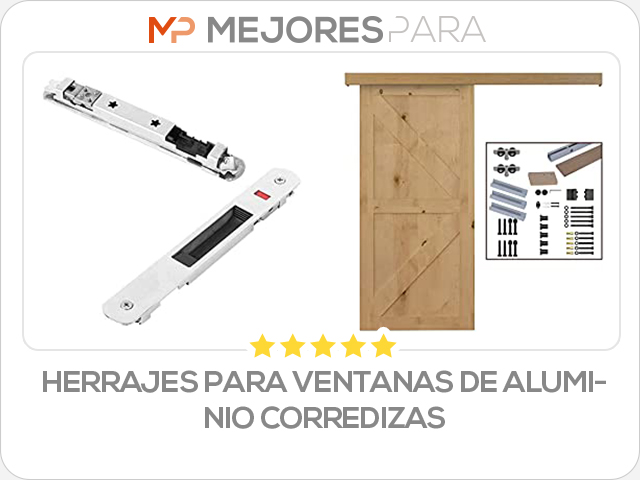 herrajes para ventanas de aluminio corredizas