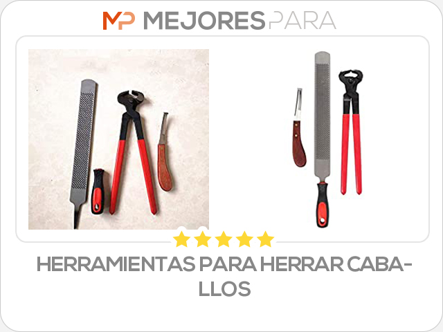 herramientas para herrar caballos