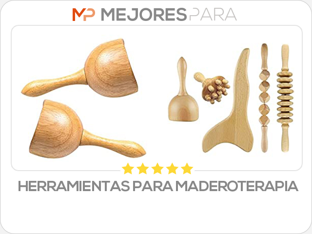 herramientas para maderoterapia