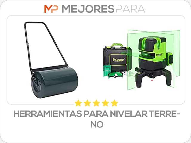 herramientas para nivelar terreno