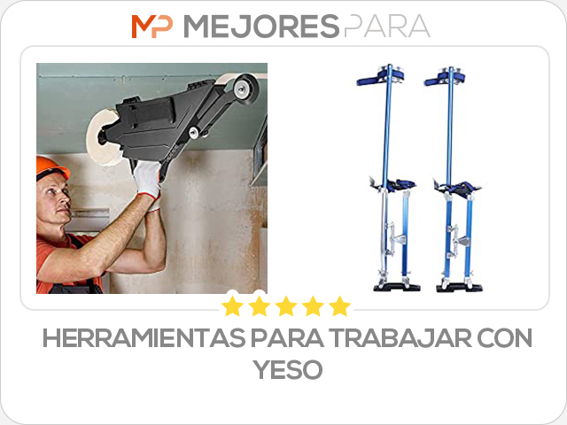 herramientas para trabajar con yeso