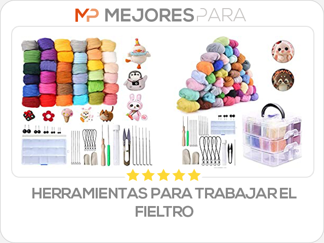 herramientas para trabajar el fieltro