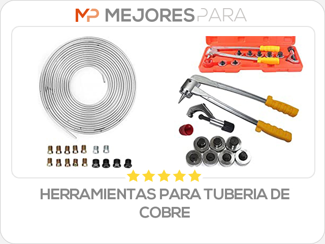 herramientas para tuberia de cobre