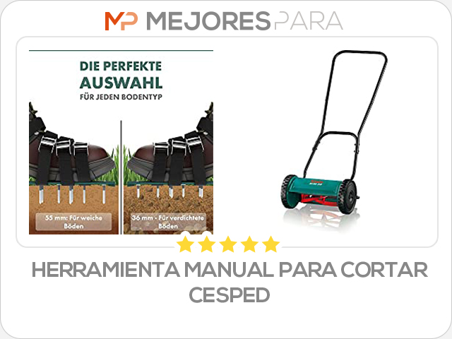 herramienta manual para cortar cesped