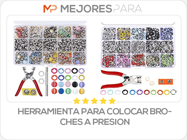 herramienta para colocar broches a presion