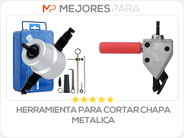 herramienta para cortar chapa metalica