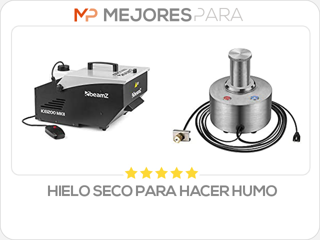 hielo seco para hacer humo