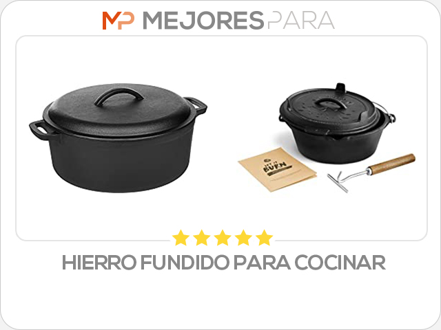 hierro fundido para cocinar