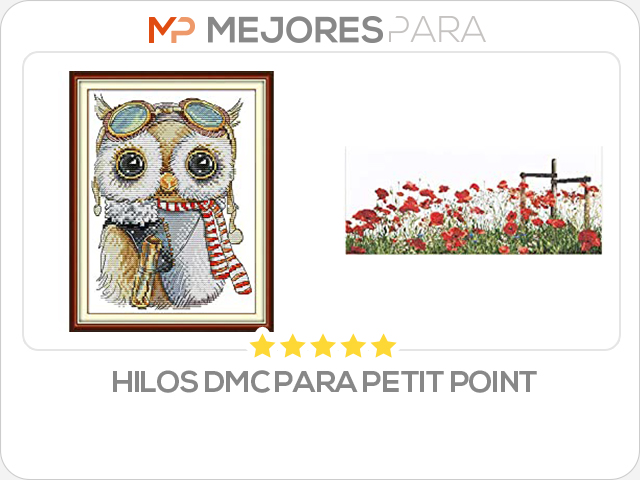 hilos dmc para petit point