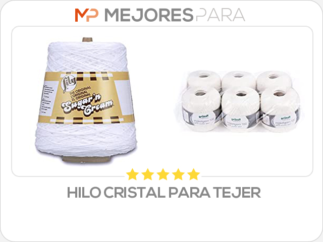 hilo cristal para tejer