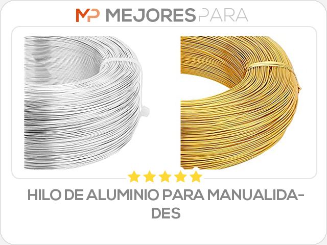 hilo de aluminio para manualidades