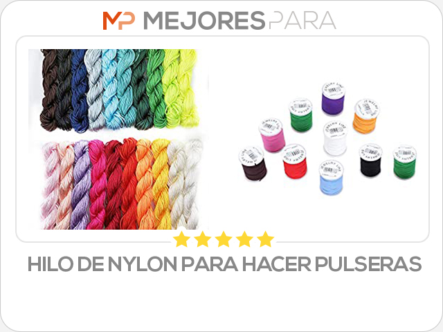 hilo de nylon para hacer pulseras