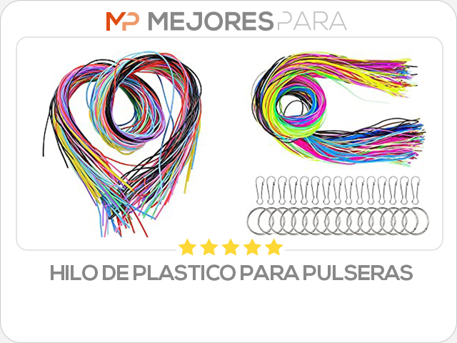 hilo de plastico para pulseras