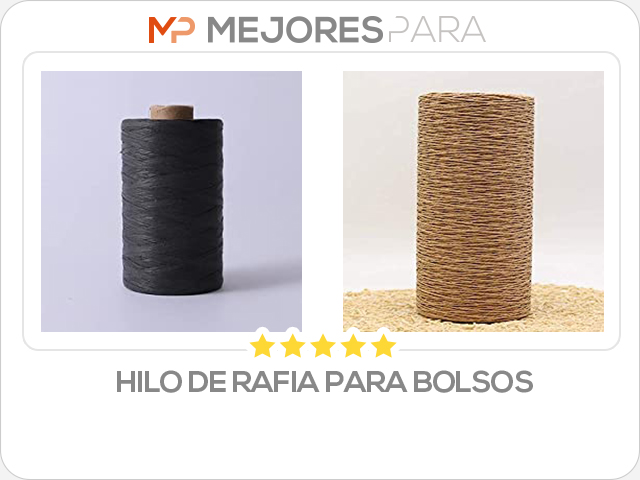 hilo de rafia para bolsos