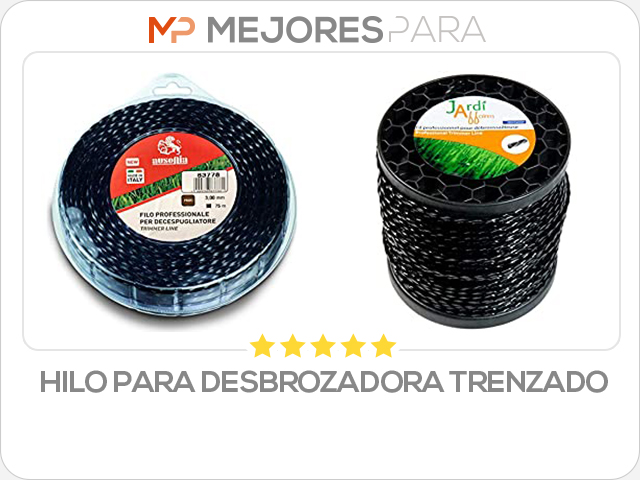 hilo para desbrozadora trenzado