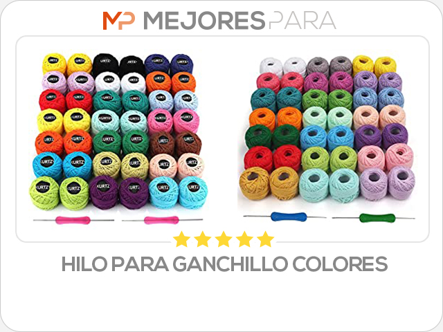 hilo para ganchillo colores