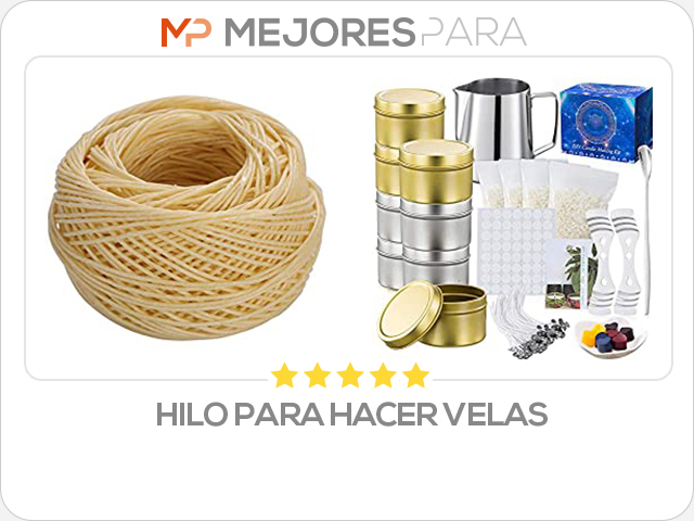 hilo para hacer velas