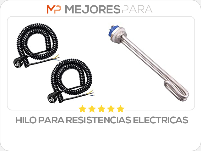 hilo para resistencias electricas