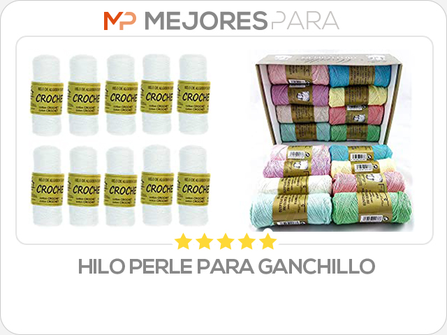 hilo perle para ganchillo