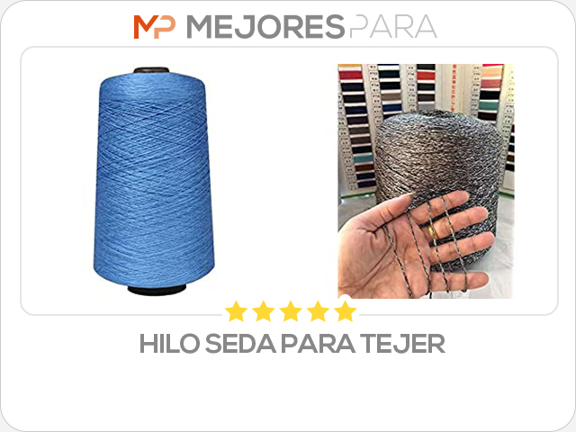 hilo seda para tejer