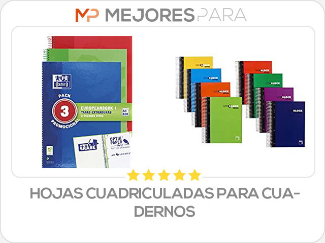 hojas cuadriculadas para cuadernos