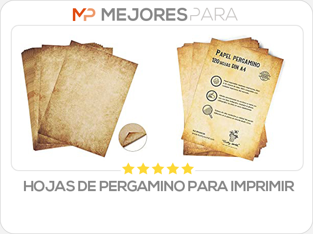 hojas de pergamino para imprimir