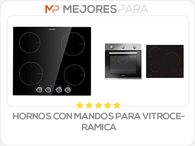 hornos con mandos para vitroceramica