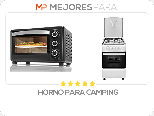 horno para camping