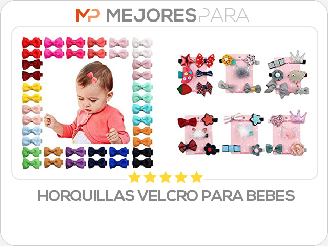 horquillas velcro para bebes