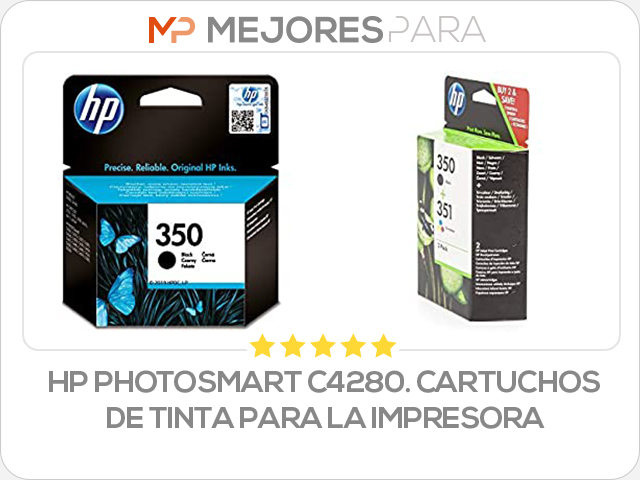 HP Photosmart C4280. Cartuchos de tinta para la impresora