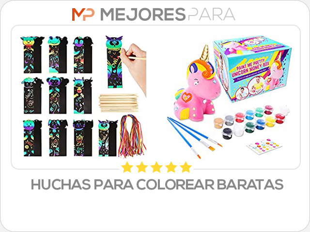 huchas para colorear baratas