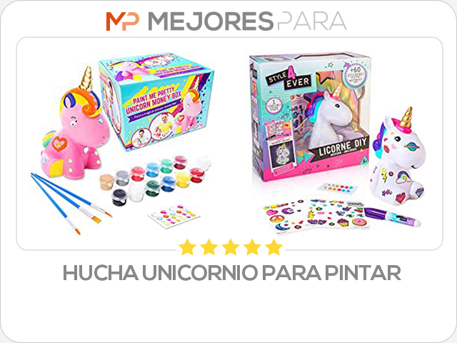 hucha unicornio para pintar