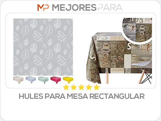 hules para mesa rectangular