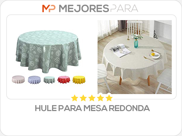 hule para mesa redonda