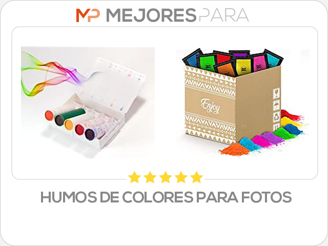 humos de colores para fotos